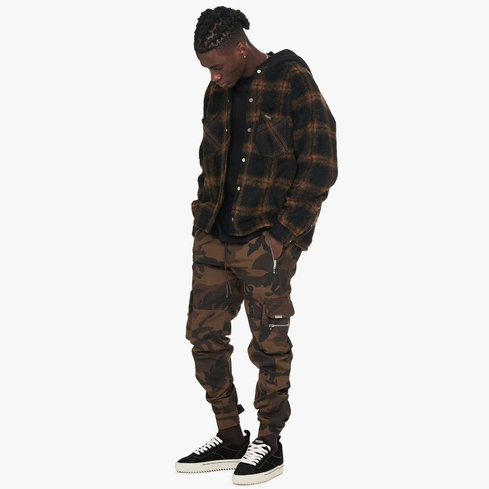 Represent Military Cargo Pants Brown Camo Men’s Small - Picture 4 of 4